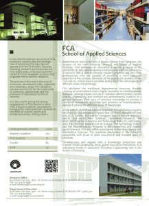 School of Applied Sciences