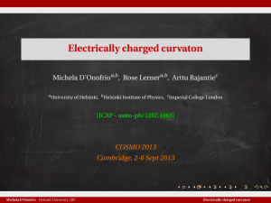 Talk: Electrically charged curvaton
