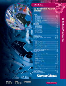 Terminal Products and Tools