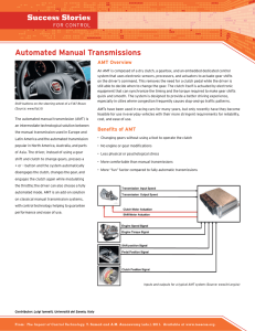 Automated Manual Transmissions