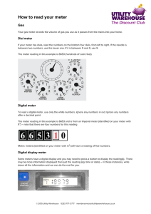 How to Read a Gas Meter