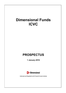 Dimensional Funds ICVC - Dimensional Fund Advisors