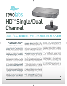 HD Single/Dual Channel