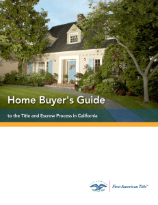 Home Buyer`s Guide