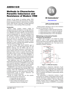 AND9410 - Methods to Characterize Parasitic Inductance and