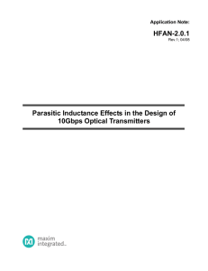 HFAN-2.0.1 Parasitic Inductance Effects in the Design of