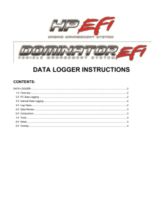 data logger instructions
