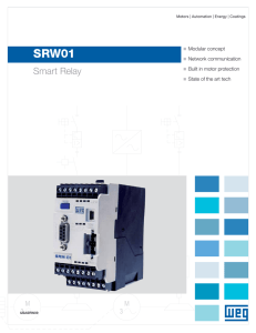 WEG-SRW01 Smart Relay Brochure - Industrial Electrical Company