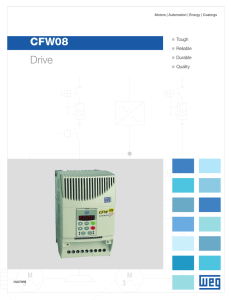 WEG Automation CFW-08 series brochure