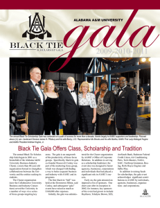 Black Tie Gala Offers Class, Scholarship and Tradition