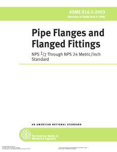 Pipe Flanges and Flanged Fittings - itok