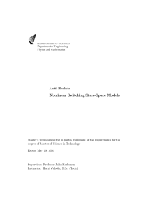 Nonlinear Switching State-Space Models