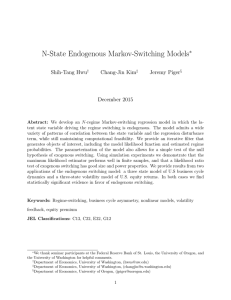 N-State Endogenous Markov-Switching Models