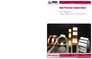 High Precision Copper Alloys