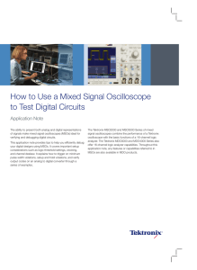 How to Use a Mixed Signal Oscilloscope to Test Digital