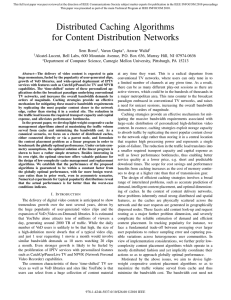 Distributed Caching Algorithms for Content Distribution Networks