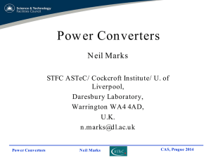 Power Converters - CAS - Cern Accelerator School