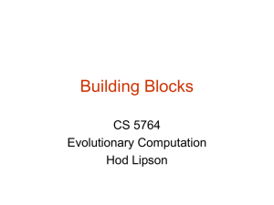 The building Block Hypothesis