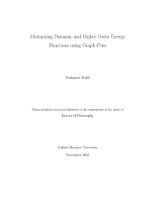 Minimizing Dynamic and Higher Order Energy Functions using