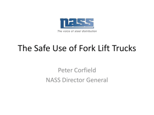 The Safe Use of Fork Lift Trucks
