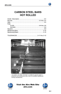 carbon steel bars hot rolled