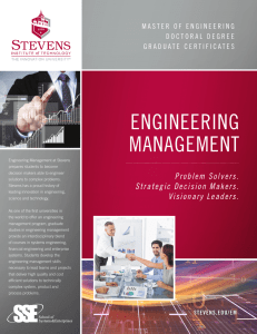 engineering management - Stevens Institute of Technology