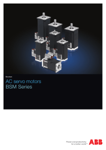 AC servo motors BSM Series