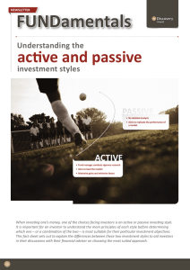 active and passive