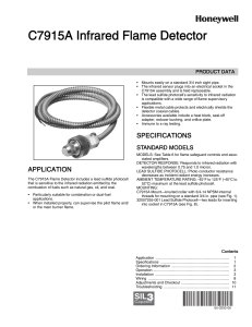 C7915A Infrared Flame Detector