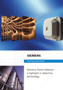 Siemens Flame Detector - a highlight in detection technology.