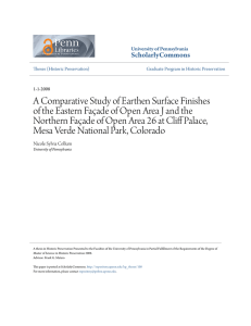 A Comparative Study of Earthen Surface Finishes of the Eastern FaÃ