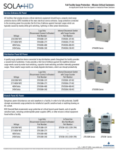 Surge Protection Guide - Emerson Industrial Automation