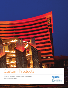 Custom Products - Philips Color Kinetics