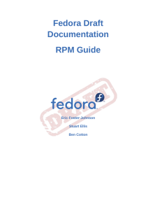 RPM Guide - Fedora Documentation
