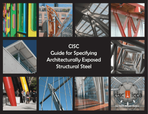 CISC Guide for Specifying Architecturally Exposed Structural Steel