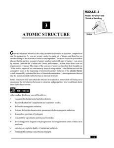 L-3 Atomic Structure