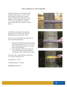 How to Measure a Tree`s Diameter