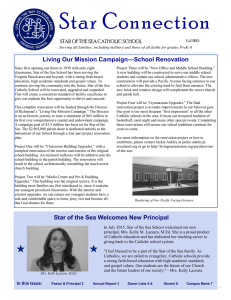 Star Connection FALL 2015 - Star of the Sea Catholic School