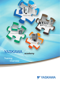 Training Overview - Yaskawa