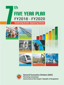 Seventh Five Year Plan FY2016 – FY2020