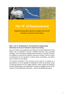 `R` of Replacement
