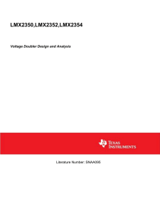 Voltage Doubler Design and Analysis