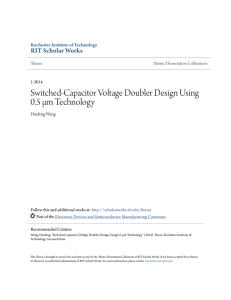 Switched-Capacitor Voltage Doubler Design Using 0.5 μm Technology