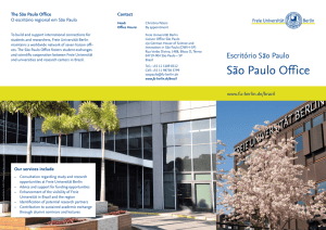 São Paulo Office - Freie Universität Berlin