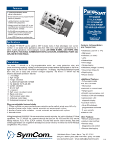 Features Applications Description 777-KW/HP 777-LR