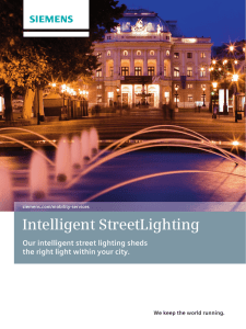 Intelligent StreetLighting - Mobility