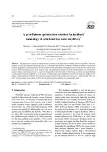 A gain-flatness optimization solution for feedback technology of