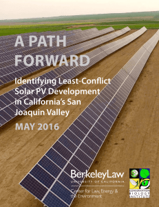 A Path Forward: Identifying Least-Conflict Solar PV
