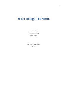 Wien-Bridge Theremin