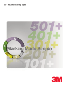 3M™ Industrial Masking Tapes